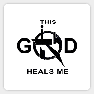 This God Heals Me, Yah Heals me Sticker